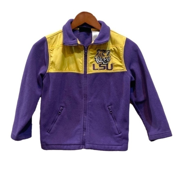 Unisex Youth LSU Denali style Jacket Coat Kids size S small - Picture 1 of 6